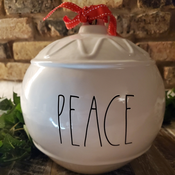 Rae Dunn PEACE Ornament
